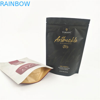 AL de papel a prueba de humedad de Kraft OPP de la bolsa que se puede volver a sellar de la cremallera de CMYK MOPP