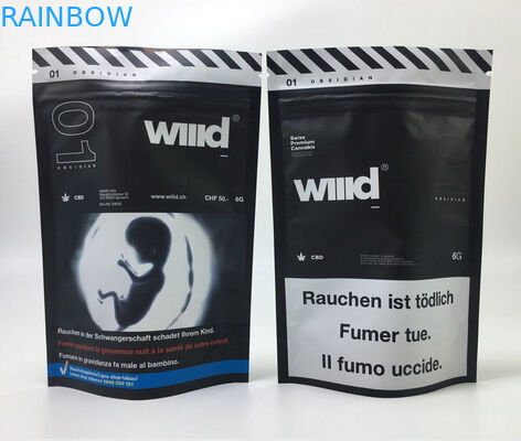 Fotograbado ultravioleta de empaquetado comestible del MOPP CMYK del punto del bolso Ziplock de Runtz Mylar de la comida