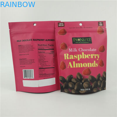 La bolsa plástica comestible de VMPET CMYK soldó nueces del chocolate en caliente salta 1.2C