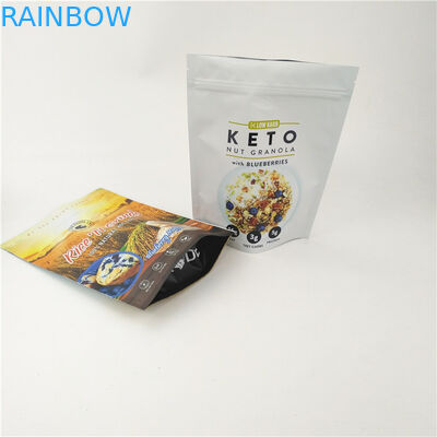 El bolso que se puede volver a sellar de CMYK CPP Mylar helado se levanta la cremallera 120mic MOPP de Doypack