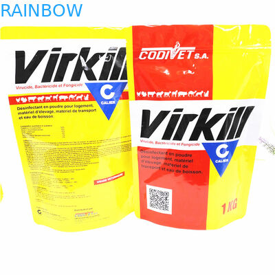 Las palomitas plásticas de las bolsas de la prueba del olor de CMYK MOPP se levantan 110mic