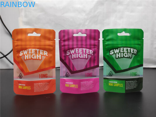 La comida del caramelo de CBD se levanta la prueba del olor del envase de plástico del bolso de mylar