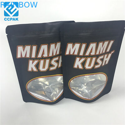 El Ziplock de Mylar de la suave al tacto empaqueta los bolsos cortados con tintas de Mylar de las galletas de la forma irregular