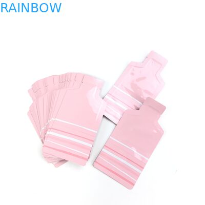 El Ziplock a prueba de niños laminado de 3.5g 7g empaqueta el bolso de empaquetado de la loción de forma irregular del maquillaje