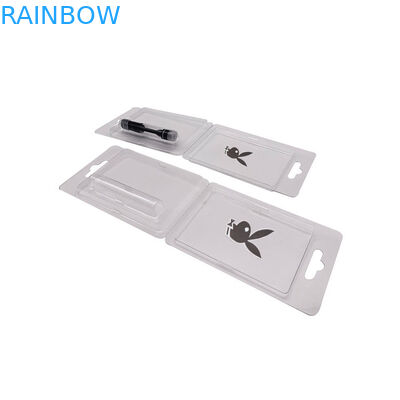 Tarjeta del parte movible de la ampolla de Clam Shell Plastic Clamshell Packaging With para el cigarrillo