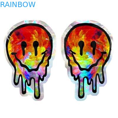 Las bolsas de plástico comestibles irregulares de la forma 3.5g Mylar huelen el bolso de Mylar de la prueba para empaquetar