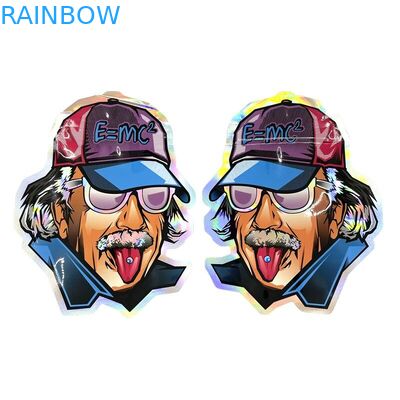 Lámina de mylar Mini Pouches Die Cut Round de la suave al tacto formado con el Ziplock