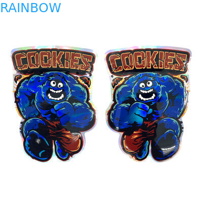 Lámina de mylar Mini Pouches Die Cut Round de la suave al tacto formado con el Ziplock