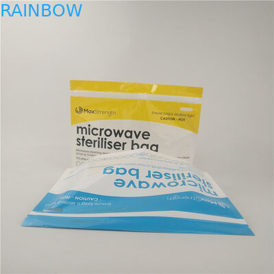 Bolso de empaquetado del levantar de la bolsa de la taza de los alimentos para niños mensuales brillantes de la esterilización