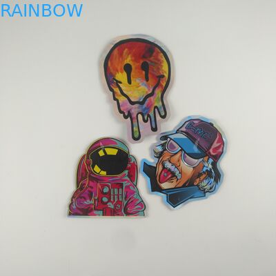 Gummies Jelly Cannabis Plastic Pouches Packaging cortó los bolsos de encargo 3.5g de la cremallera con tintas