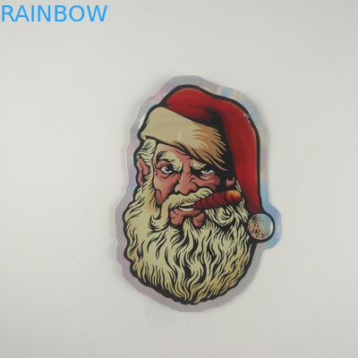 Gummies Jelly Cannabis Plastic Pouches Packaging cortó los bolsos de encargo 3.5g de la cremallera con tintas