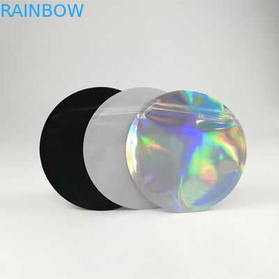 Modificado para requisitos particulares la impresión de la ronda comestible formó las bolsas plásticas que empaquetaban 3.5g 7g