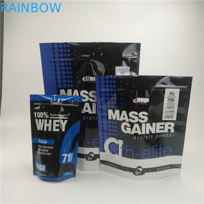 Las bolsas plásticas del cáñamo que empaquetan la comida se levantan el bolso de la cremallera