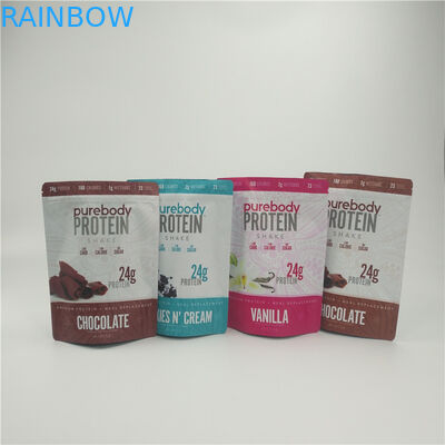 Soporte de empaquetado del bolso plástico del bocado de CBD encima de la impresión de las bolsas CMYK de la cremallera