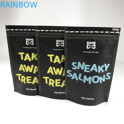 CMYK imprimió las bolsas plásticas que empaquetaban el bolso de papel de la comida de perro de Kraft