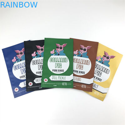 La cerradura plástica de la cremallera de Mylar del sello lateral tres empaqueta la prueba que se puede volver a sellar del olor