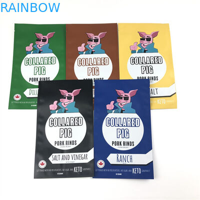 La cerradura plástica de la cremallera de Mylar del sello lateral tres empaqueta la prueba que se puede volver a sellar del olor