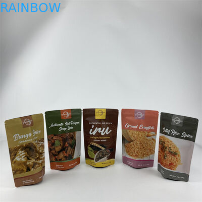 Levántese el paquete caliente de empaquetado de la cremallera del sello de la bolsa del tabaco de Doypack con el logotipo