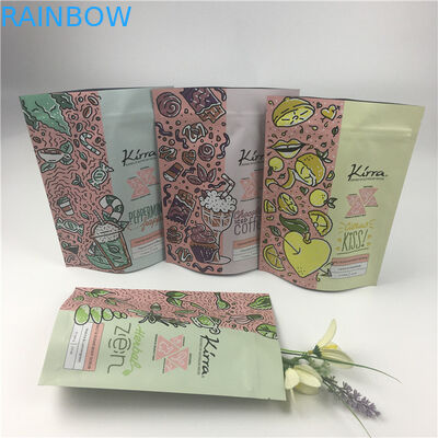 Bolsos del envasado de alimentos del té de la prueba del olor de Doypack del papel de aluminio con la cremallera