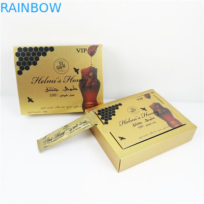 La aduana imprimió el bolso vacío Honey Food Grade Edible Pouch del envase de plástico 20g