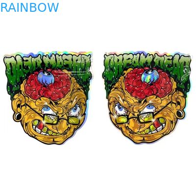 La cerradura impresa de encargo Mylar de la cremallera empaqueta la cremallera del bocado de Gummies del sellado caliente empaqueta el papel de aluminio