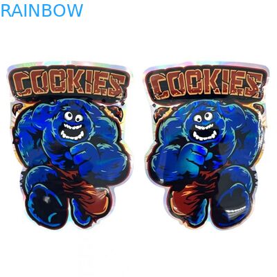 La cerradura impresa de encargo Mylar de la cremallera empaqueta la cremallera del bocado de Gummies del sellado caliente empaqueta el papel de aluminio