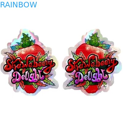 La cerradura impresa de encargo Mylar de la cremallera empaqueta la cremallera del bocado de Gummies del sellado caliente empaqueta el papel de aluminio