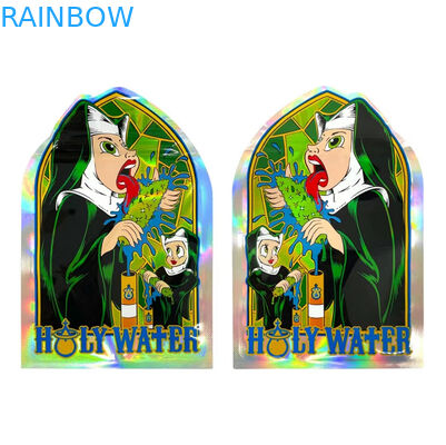 La cerradura impresa de encargo Mylar de la cremallera empaqueta la cremallera del bocado de Gummies del sellado caliente empaqueta el papel de aluminio