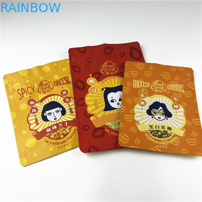 El Ziplock impreso de Mylar de las palomitas de la barra de la proteína del bocado empaqueta el paquete plástico 250g de la comida