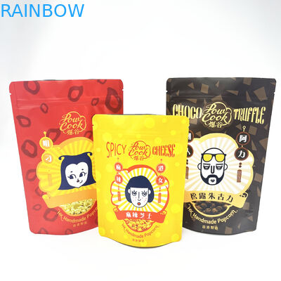 Bolsos de empaquetado Ziplock de aluminio de Mylar de la prueba que se puede volver a sellar del olor para la galleta del bocado de la comida