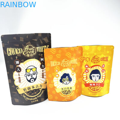 Bolsos de empaquetado Ziplock de aluminio de Mylar de la prueba que se puede volver a sellar del olor para la galleta del bocado de la comida