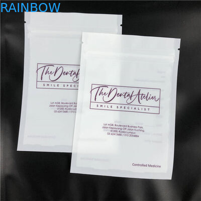La aduana imprimió el claro lateral plano de Mylar Matte Packaging Bags With One de los alineadores