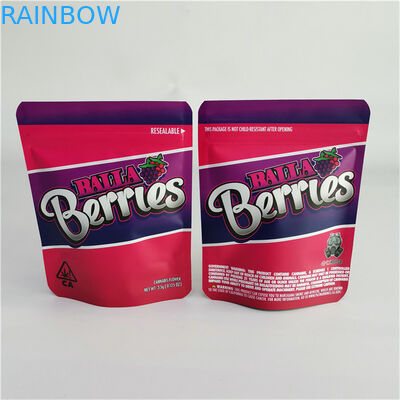 El bocado plástico del café del té que embalaba la bolsa de encargo de los bolsos Ziplock que se puede volver a sellar laminó Runtz