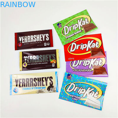 Bolso impreso de encargo del bocado de Mylar Edibles que empaqueta para la barra de chocolate 400mg