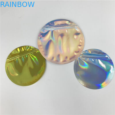 La forma de encargo se coloca encima del papel de aluminio de la galleta de la cremallera Mylar empaqueta 3.5g 7g 14g 28g