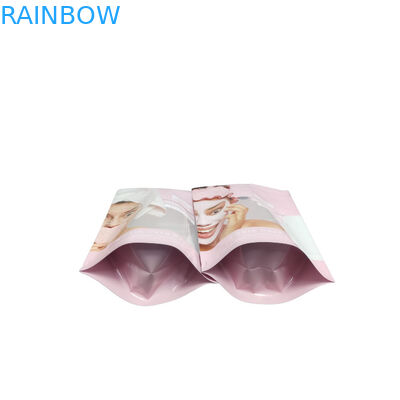 El papel de aluminio impreso de encargo se levanta la bolsa plástica de la cremallera para la crema del exfoliante corporal de la sal del mar del océano