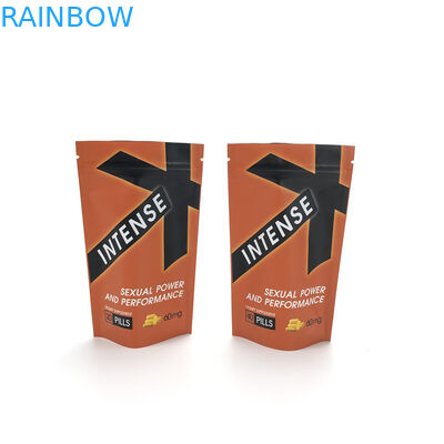 CBD modificado para requisitos particulares empaqueta el soporte encima del paquete de Doypack Matte Aluminum Foil Baggies Food