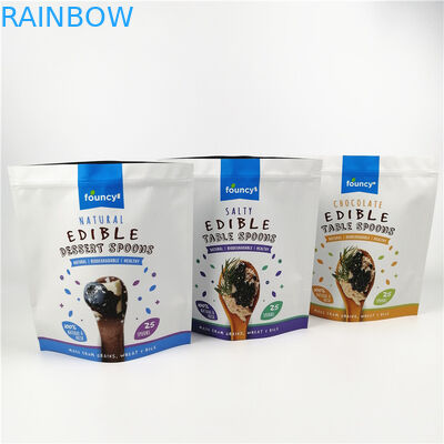 Bolsas plásticas de la especia del tabaco de Mylar que empaquetan la bolsa 3.5g del soporte de la galleta para arriba