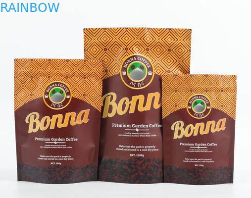 La suave al tacto se levanta el bolso de empaquetado del cáñamo del bolso del bocado de la galleta de Doypack con la cremallera