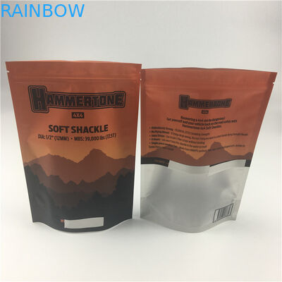 El exfoliante corporal empapa el bolso de empaquetado de la sal de baño se coloca encima de Doypack con Logo Zip Lock And Window