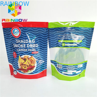 El exfoliante corporal empapa el bolso de empaquetado de la sal de baño se coloca encima de Doypack con Logo Zip Lock And Window