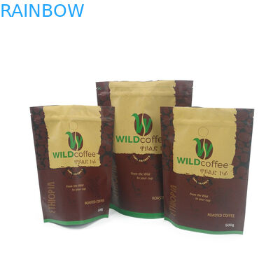 Bolso de café de empaquetado de la cremallera de Mylar del olor de la prueba del bolso de encargo del bocado Kratom