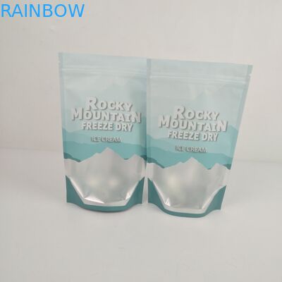 Soporte del papel de Mylar encima del fotograbado de la cremallera de la bolsa que imprime el bolso plástico del paquete con los logotipos