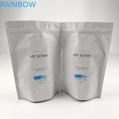 Bolsa de empaquetado del soporte del impermeable del bolso del mar de la sal de roca del baño plástico de la sal para arriba