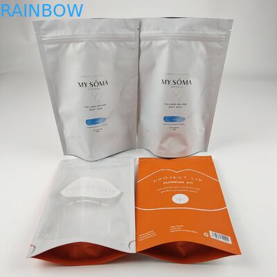 Bolsa de empaquetado del soporte del impermeable del bolso del mar de la sal de roca del baño plástico de la sal para arriba