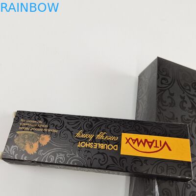 Color negro de encargo al por mayor que empaqueta la miel dulce de Honey Box For Vitamax Energy del peso de la bolsita 22g