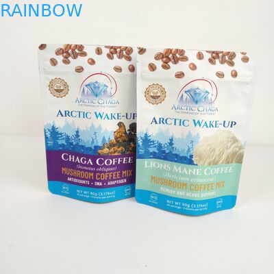 El café plástico coloca para arriba el cáñamo de empaquetado 3.5g Mylar de la bolsa empaqueta con el logotipo