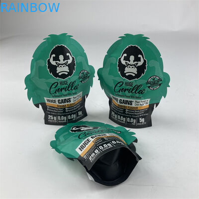 La forma irregular laminó el bolso Ziplock de Mylar de la suave al tacto de Mylar 3.5g 7g 14g 28g de la prueba del olor