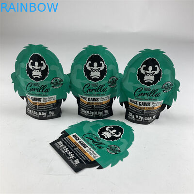 La forma irregular laminó el bolso Ziplock de Mylar de la suave al tacto de Mylar 3.5g 7g 14g 28g de la prueba del olor