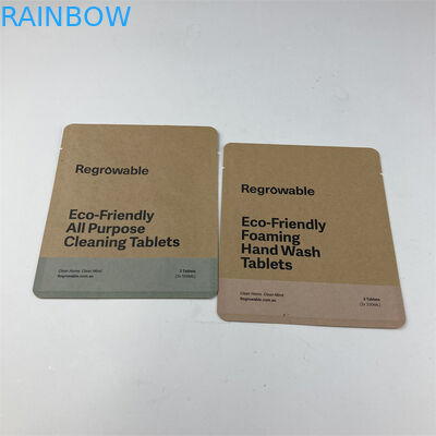 Digitaces que imprimen la categoría alimenticia amistosa abonable de Eco de la bolsa de papel para el caramelo del bocado